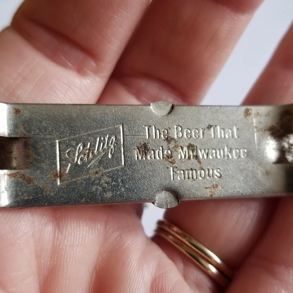 Vintage schlitz bottle